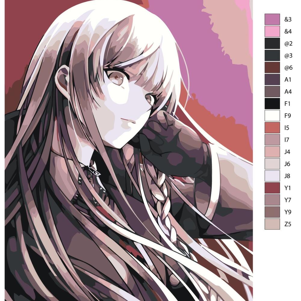 Картина по номерам T710 Кёко Киригири. Аниме Данганронпа - Danganronpa  40X50, Хендмейд и хобби Москва, Московская область, Россия, купить по цене  1690 RUB, Картины по номерам в Brushes-Paints с доставкой | Flowwow