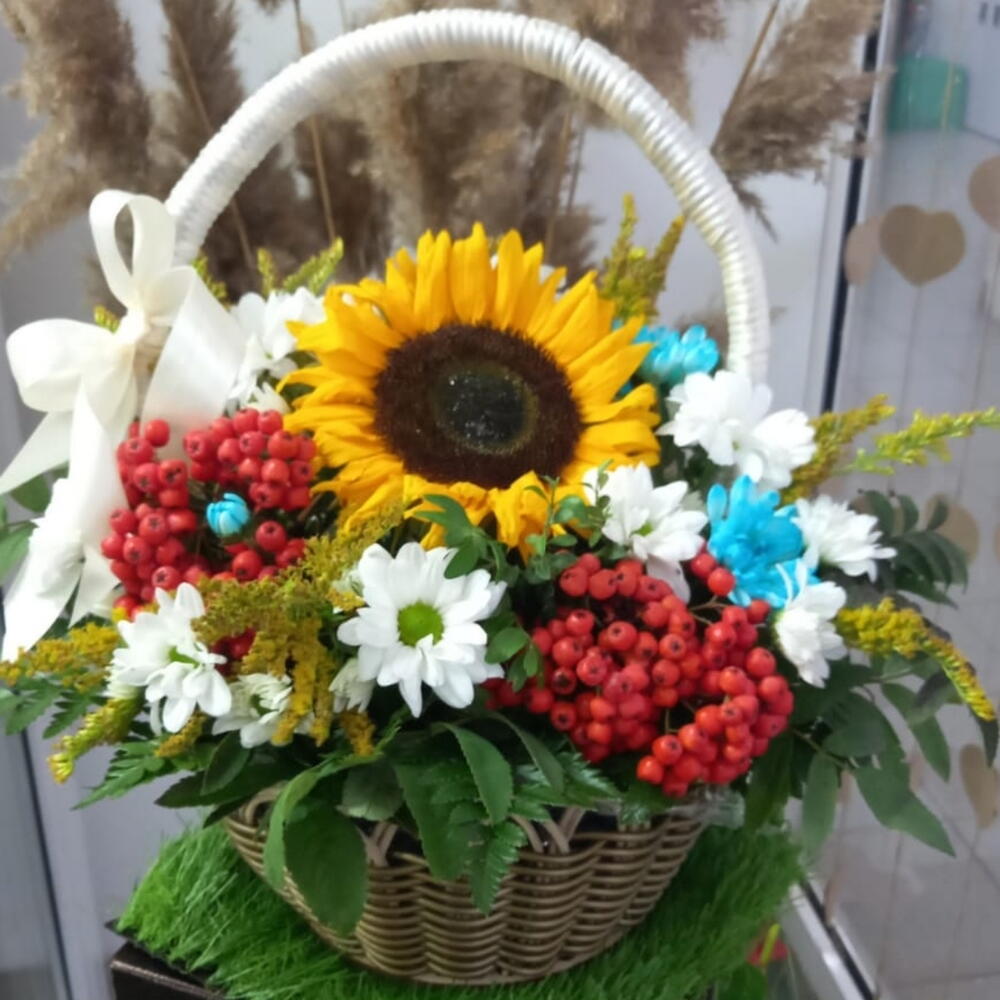 Цветы в коробке