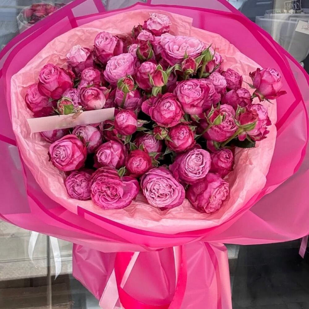 Монобукет из кустовых роз💕