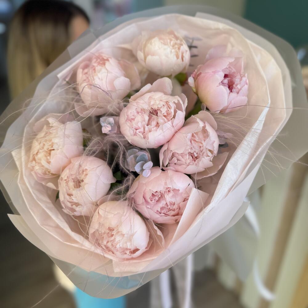 Розовые зефирки-пионы 💗