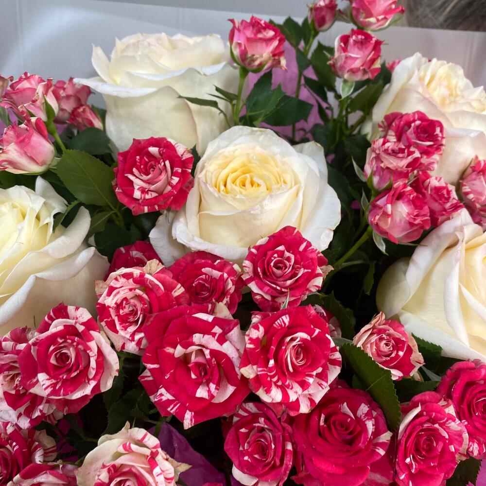 Авторский букет 💐 Алые паруса 🌿