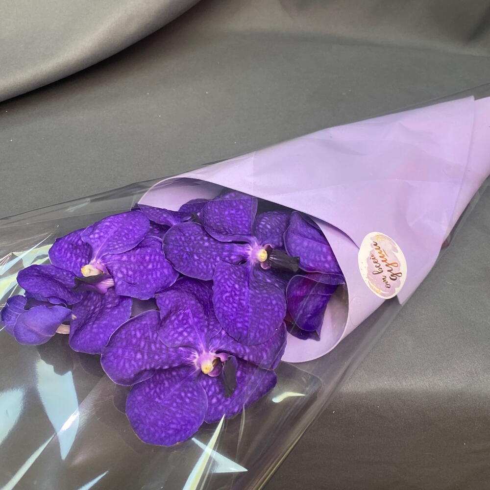 Орхидея Ванда фиолетовый букет💜