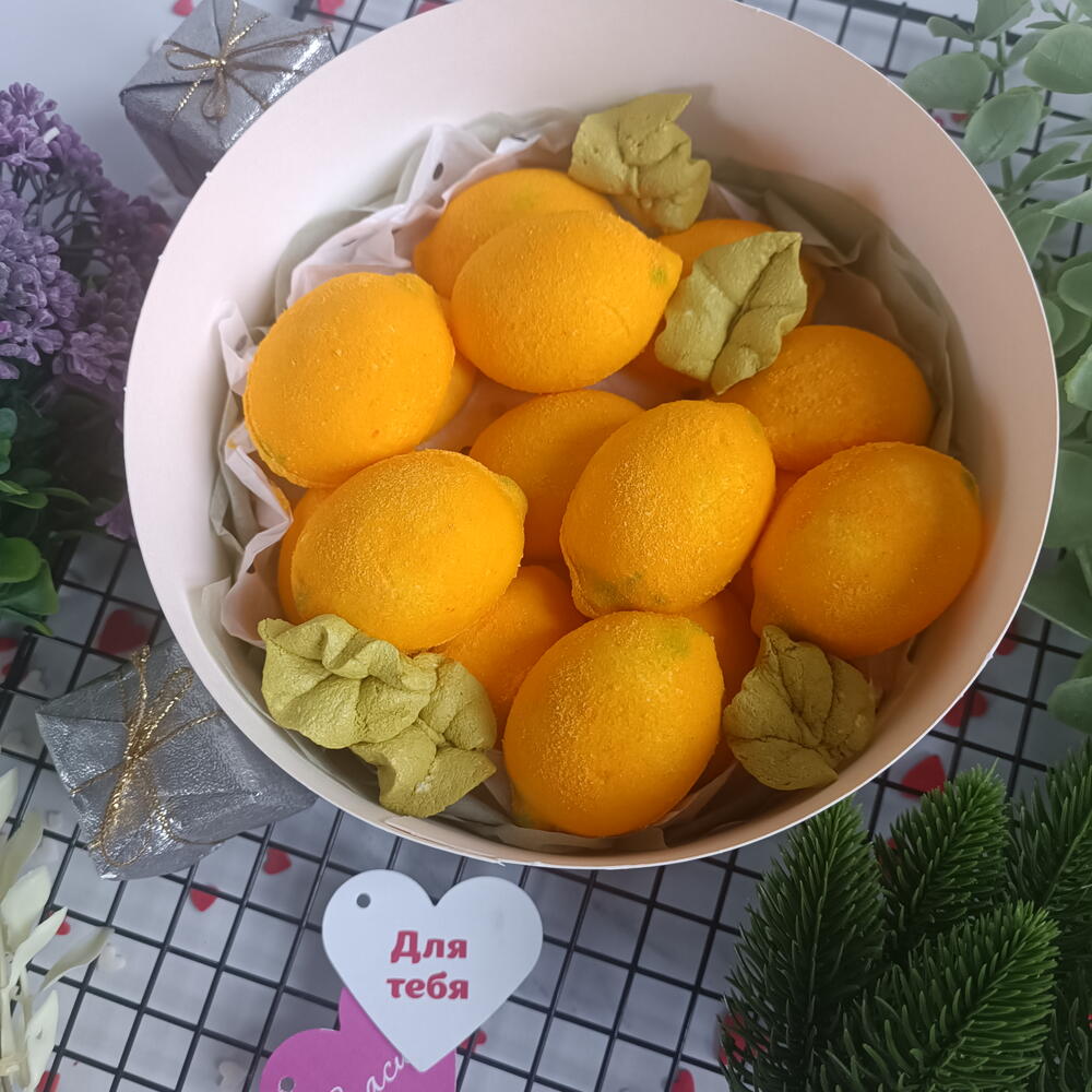 Коробка Зефира Лимончики