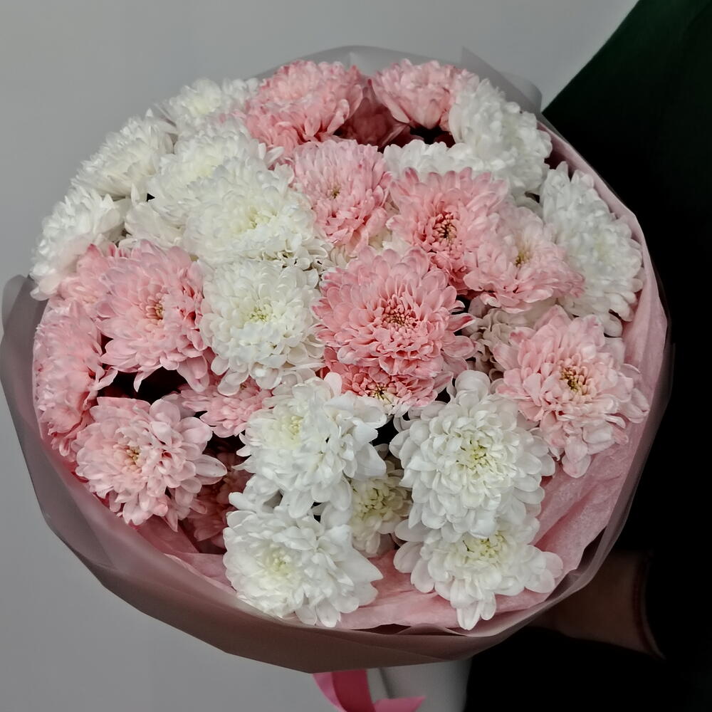 Букет из кустовой хризантемы