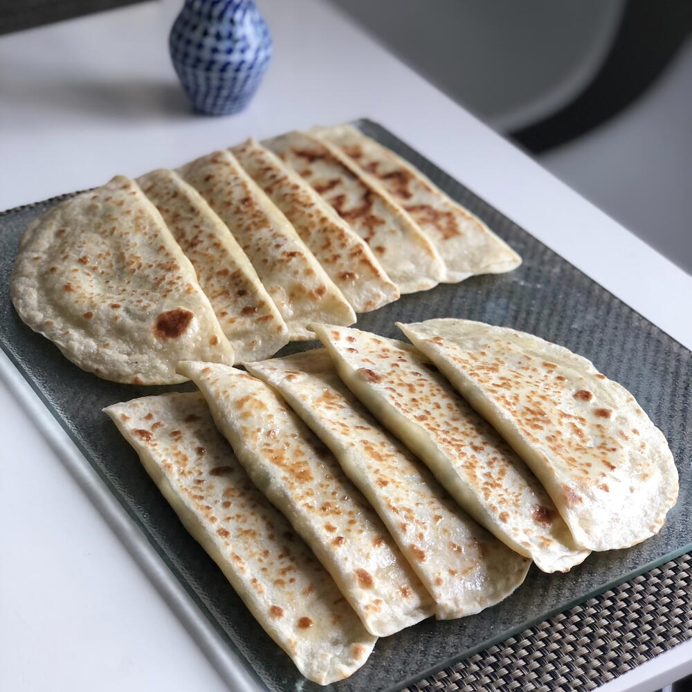 Кутабы ( лепешки с сыром и зеленью) 12 штук
