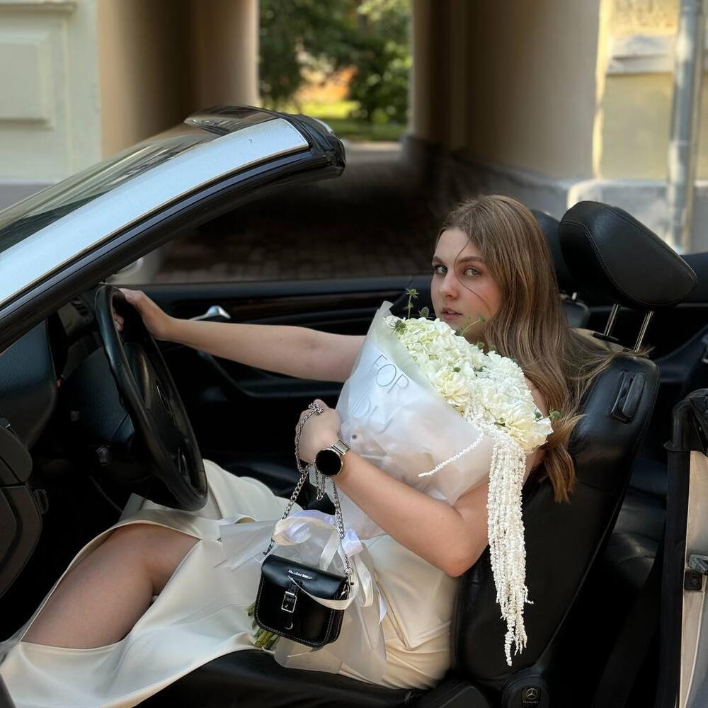 Букет с гортензией
