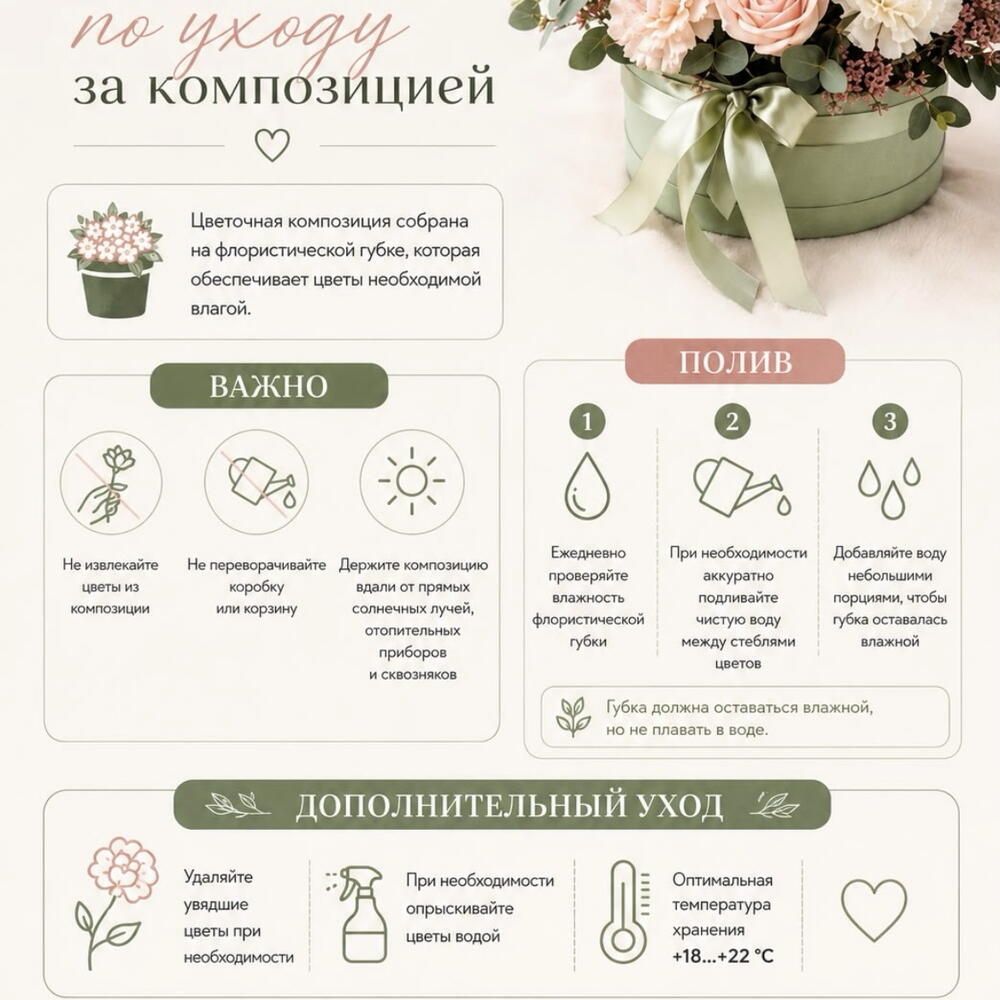 Белые розы в коробке