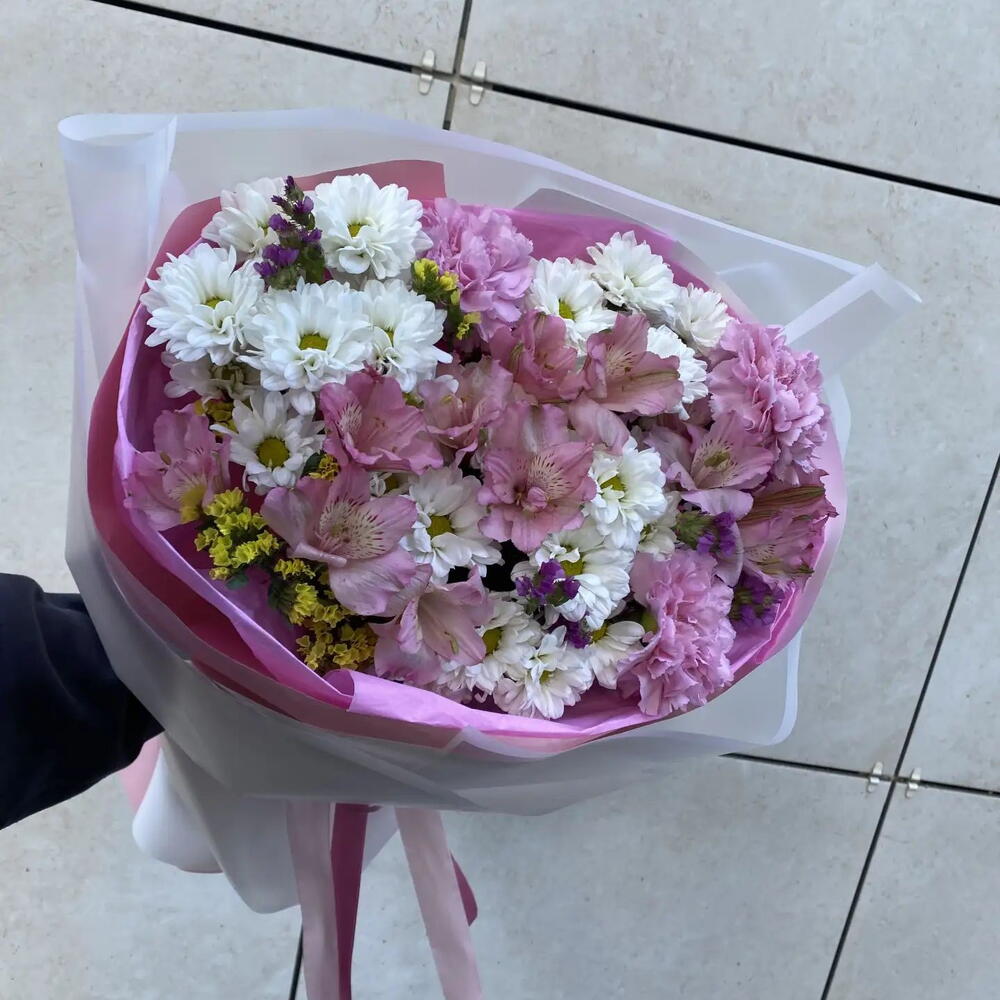 Розовый букет🌸