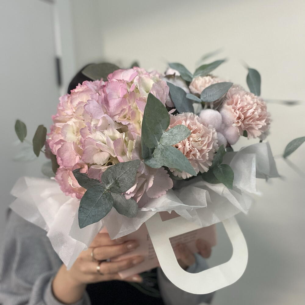 Букет из Гортензий 💝🌸для любимой девушке жене на день рождение