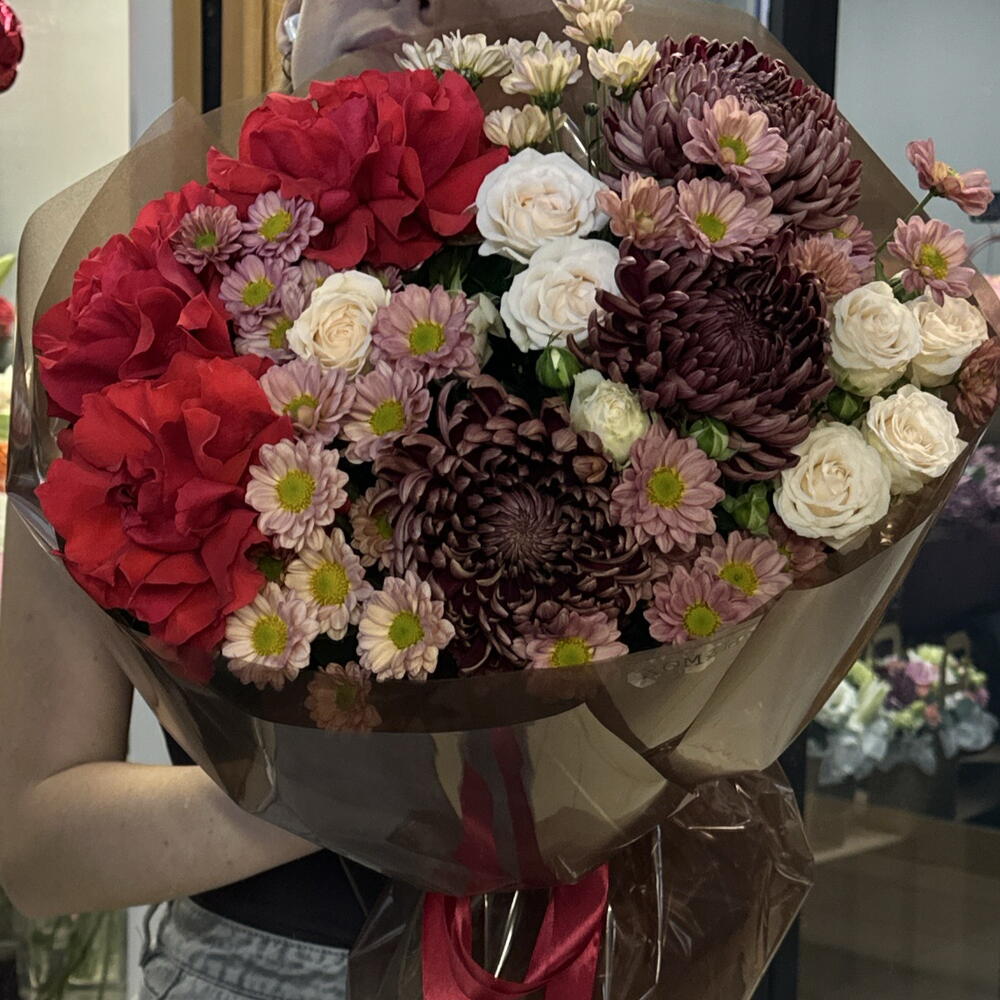 Букет с осенней
