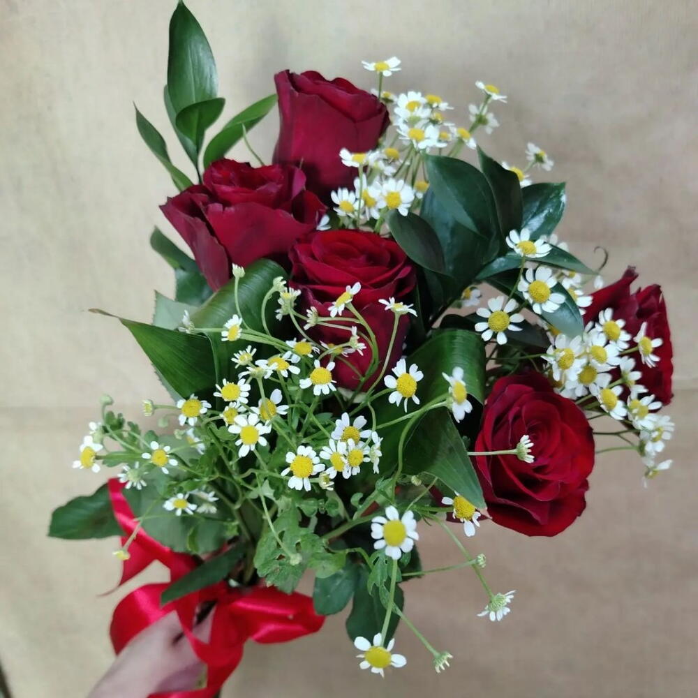 Розы/Танацетум