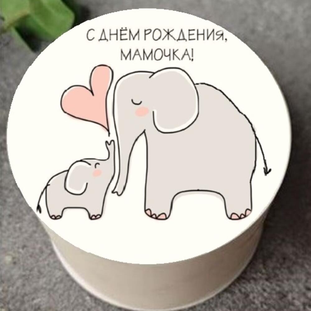 Бенто-мини торт для мамы
