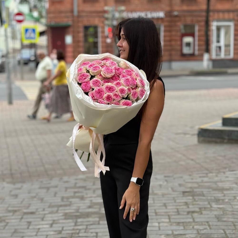 Букет «Розовое счастье»