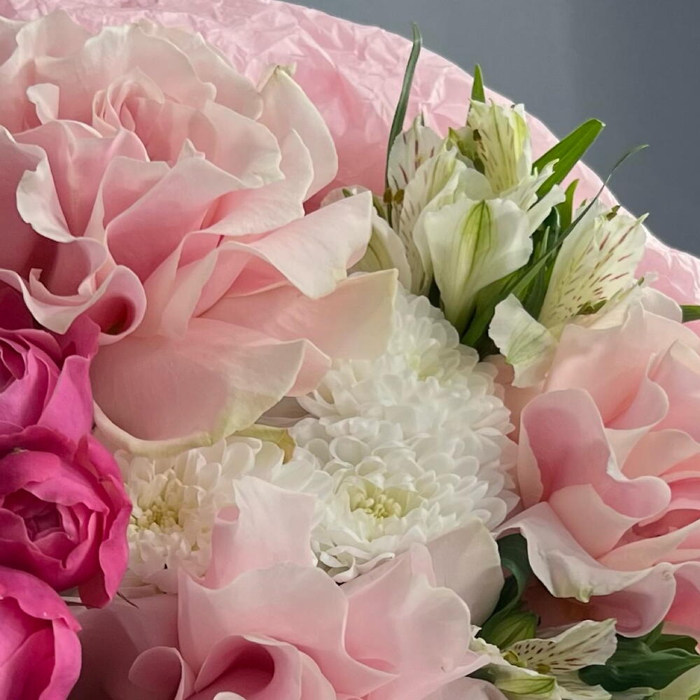 Авторский букет💐 из Французской Розы нежного оттенка
