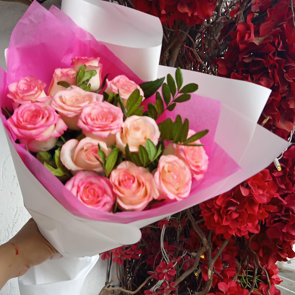 Монобукет Розовая роза 💐💕