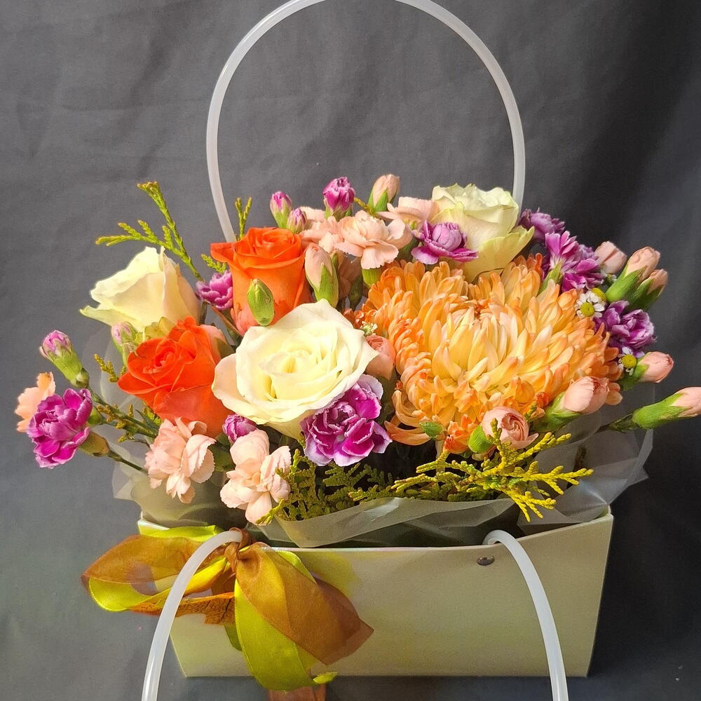 Сумка осенних цветов 💐