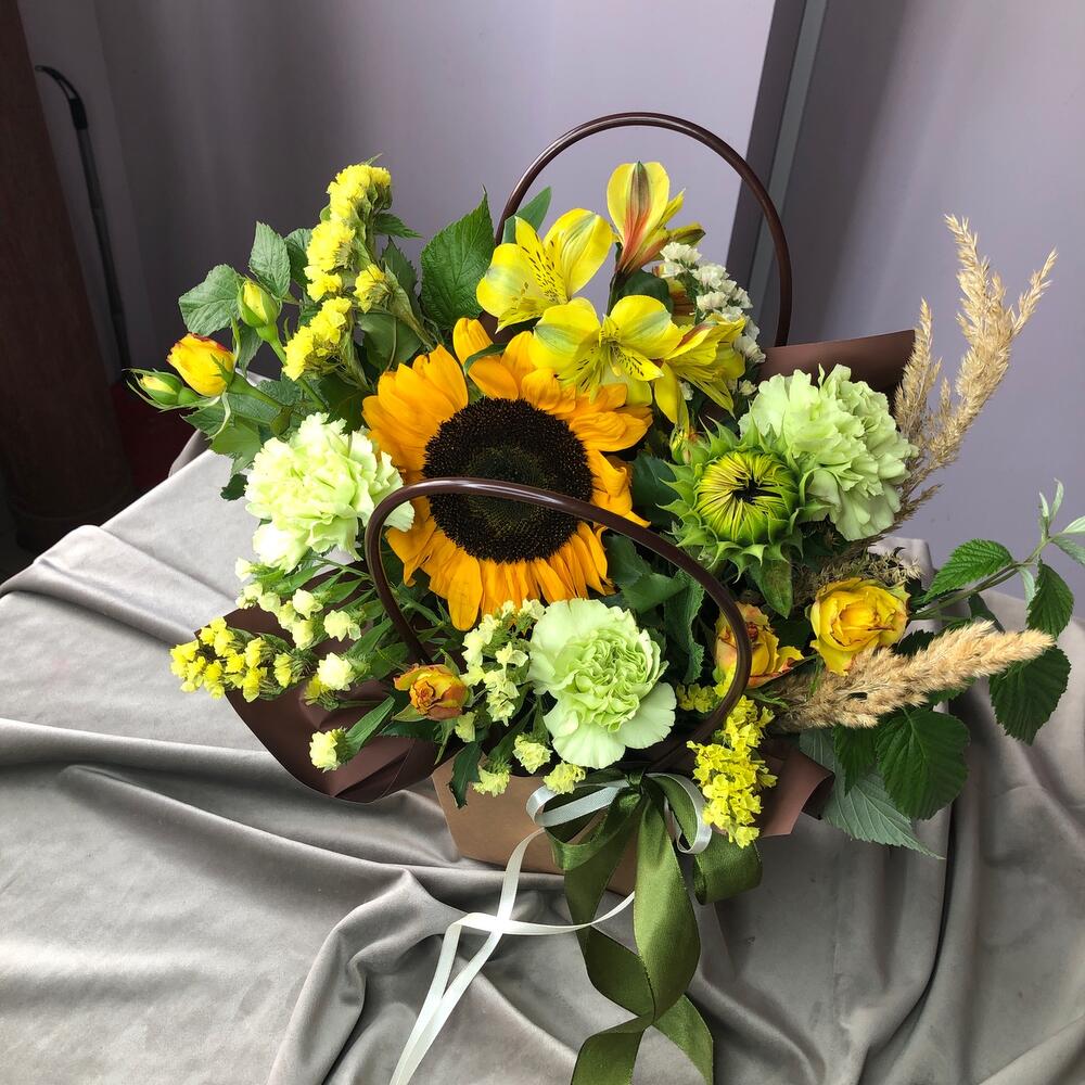 Bolso con flores