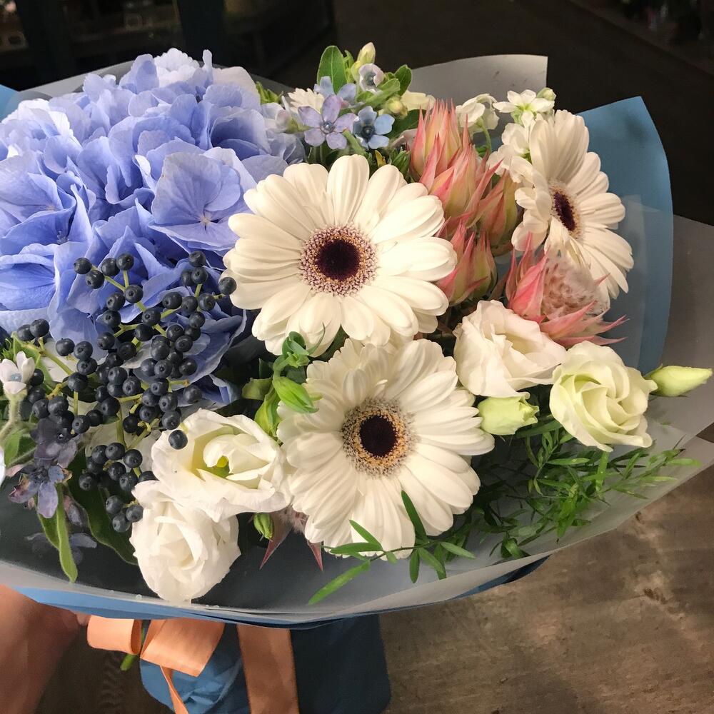 Bouquet with hydrangea