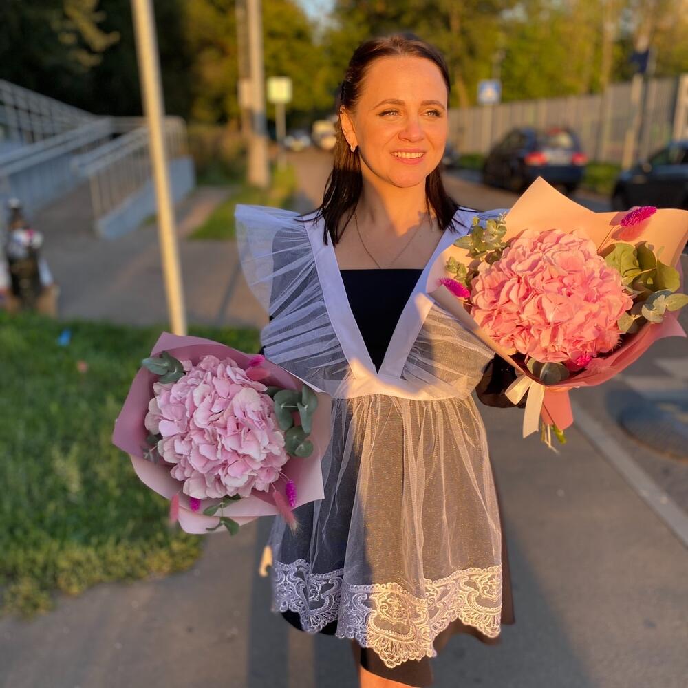 Школьный букет для девочки