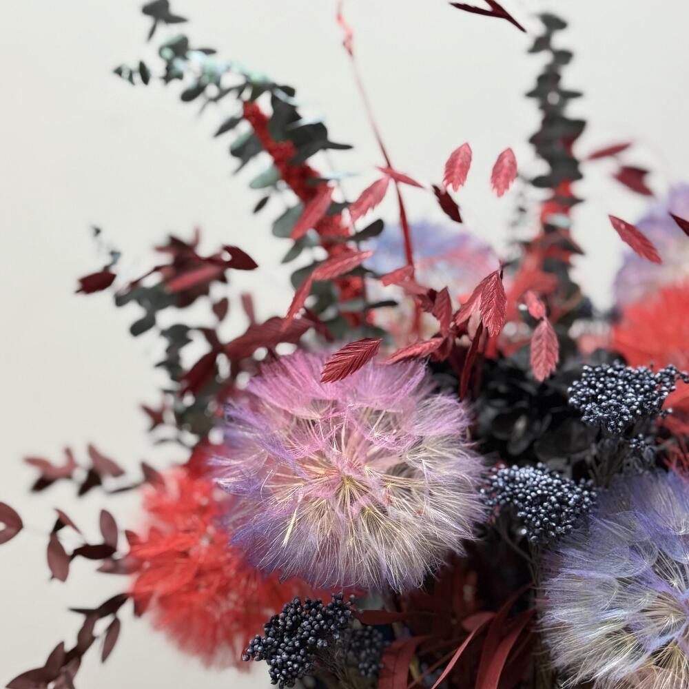 Interior composition of dandelions