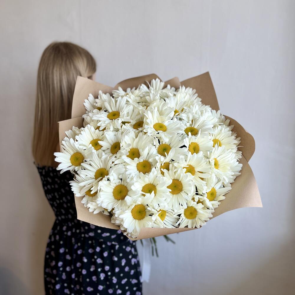 Букет из ромашек, 55 шт, арт 33 Flower Perfect