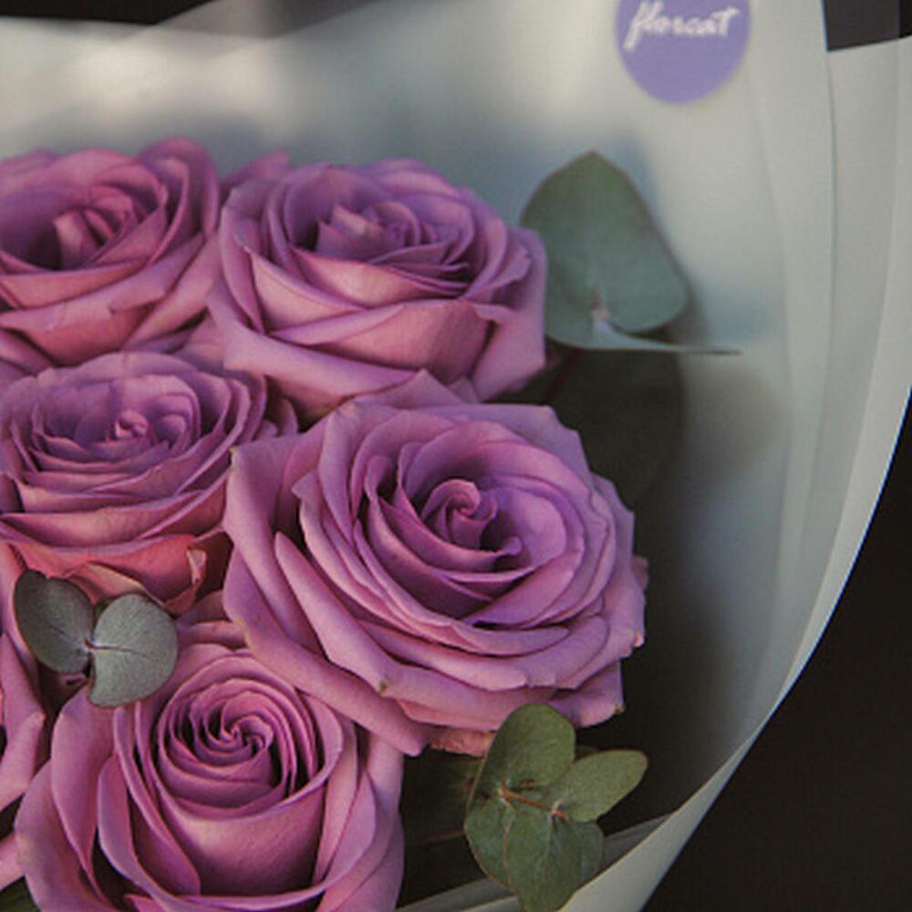 Букет роз Deep Purple S