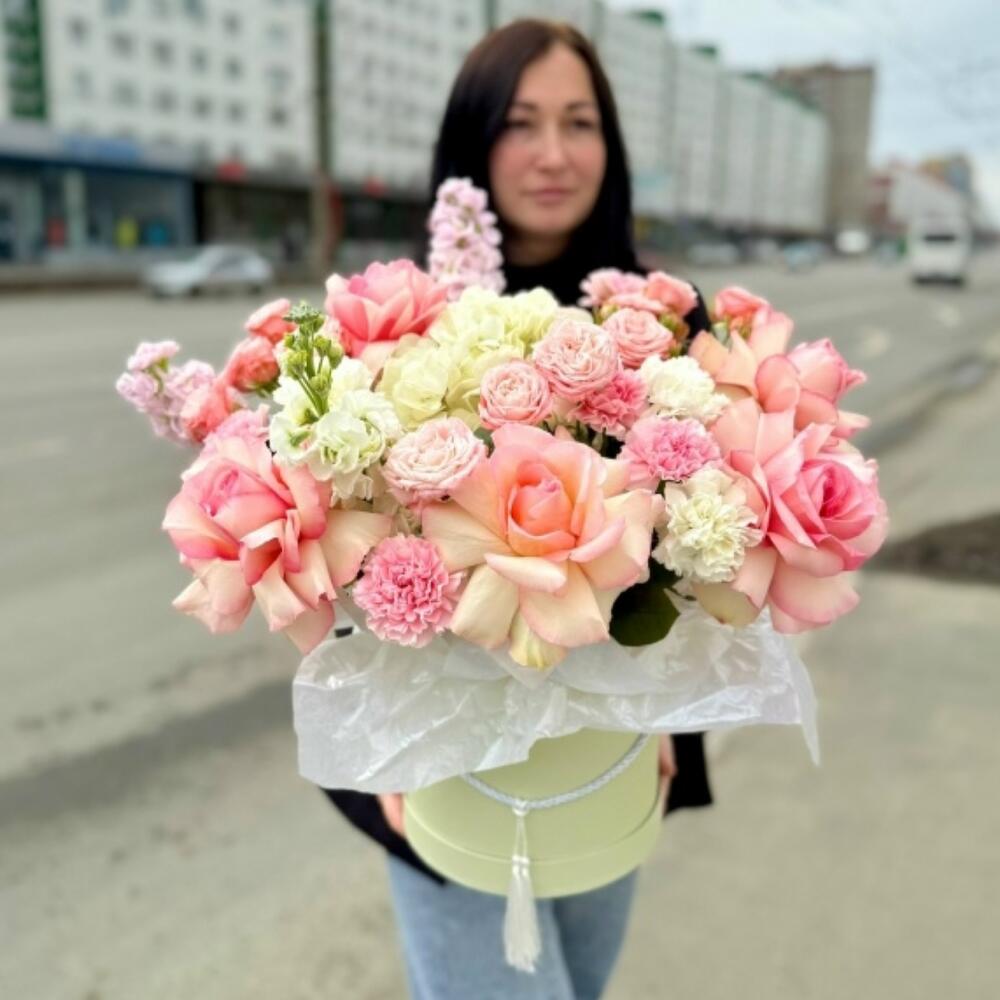 Цветы в коробке