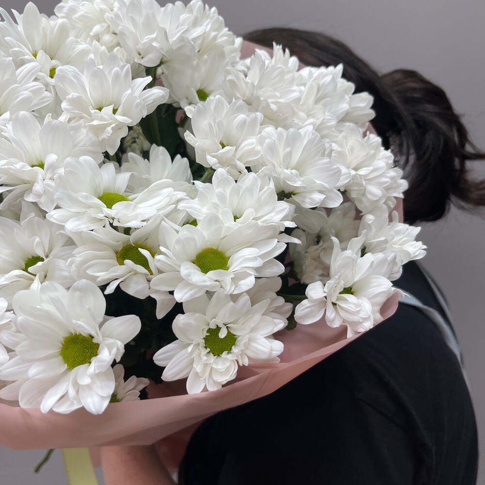 Моно из 7 веток хризантем ромашки