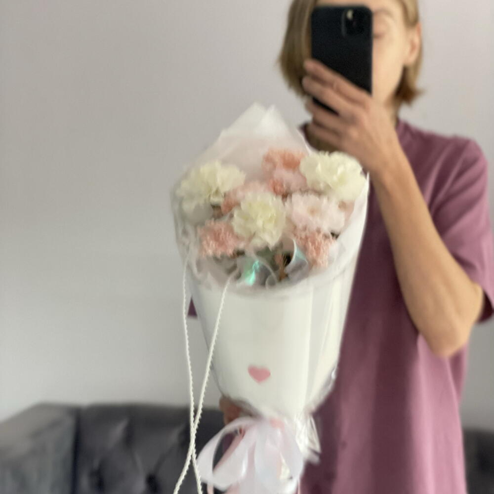 Комплимент с диантусами