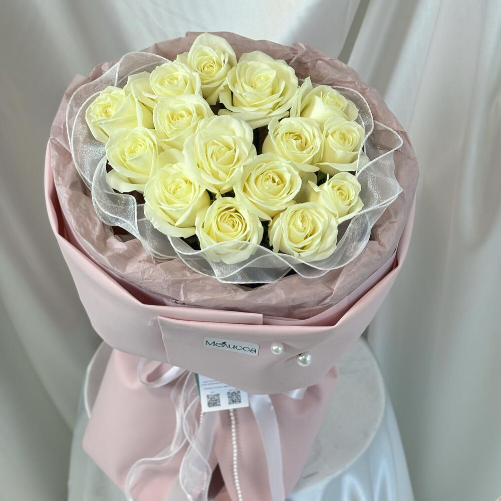 Букет белых роз🌸