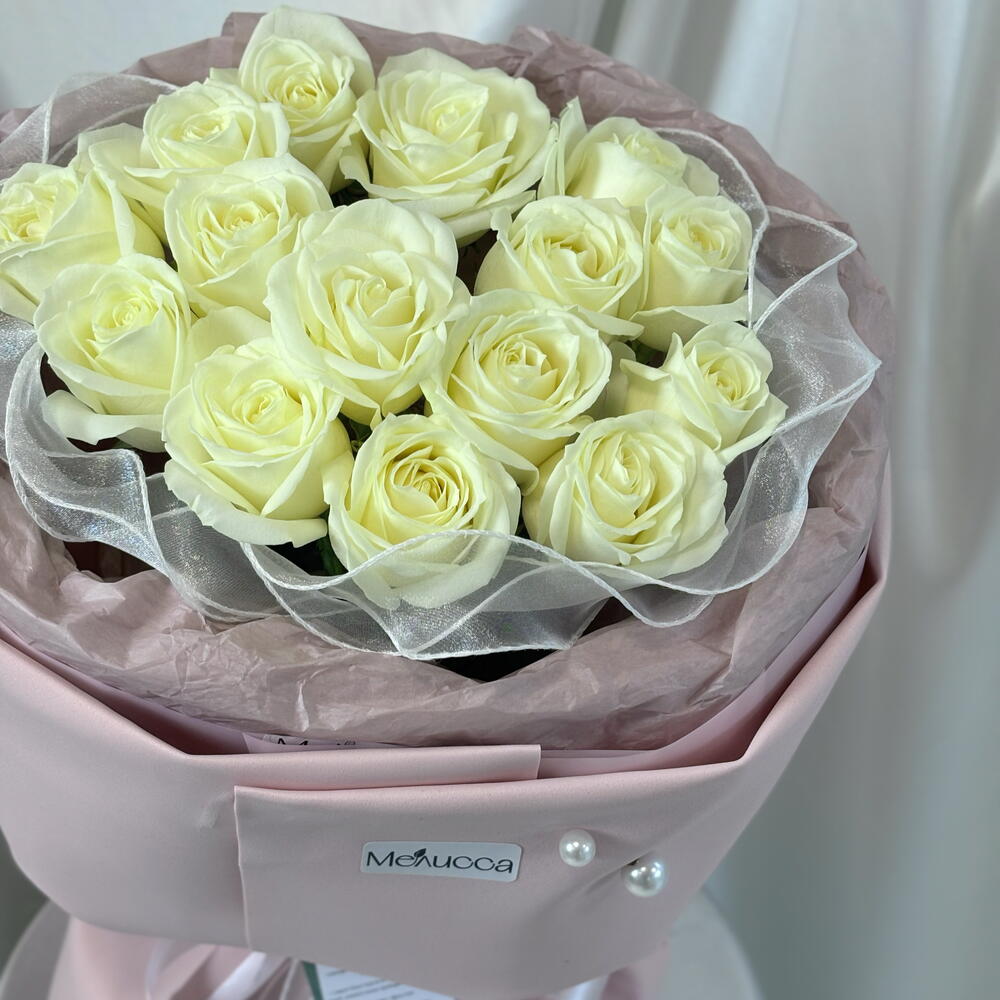 Букет белых роз🌸