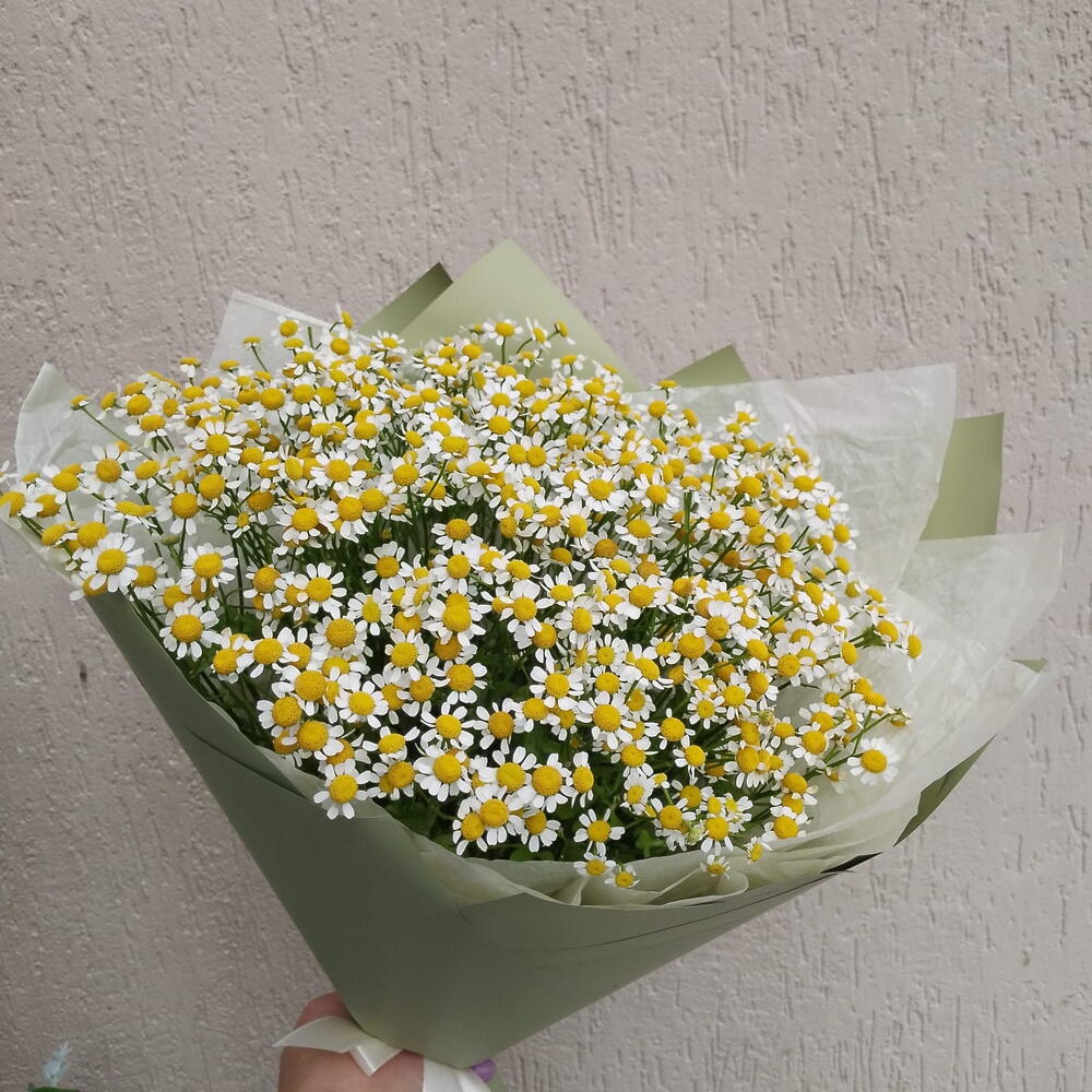 Букет с ромашками