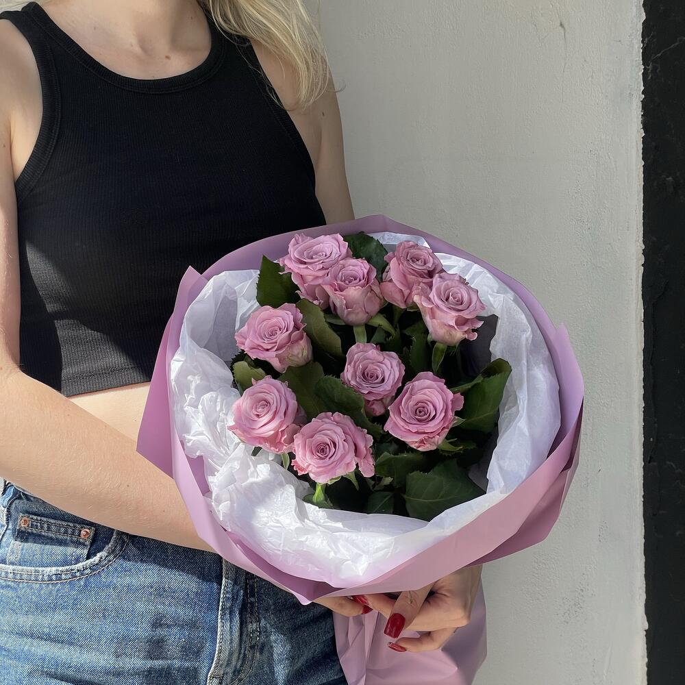 Букет лиловых роз💜