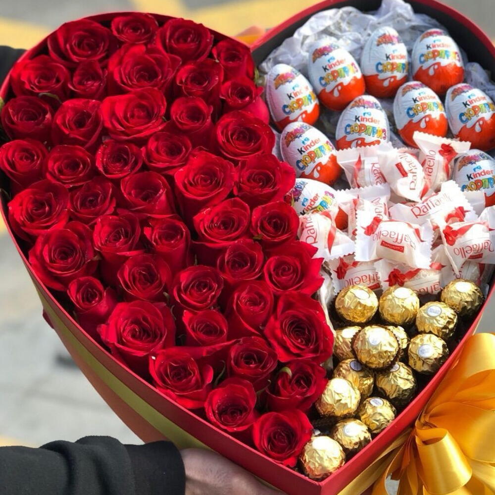 Цветы и шоколад 🌸