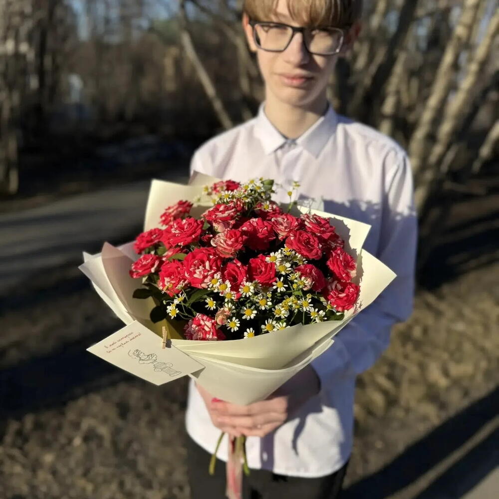 Букет "Учебник весны"