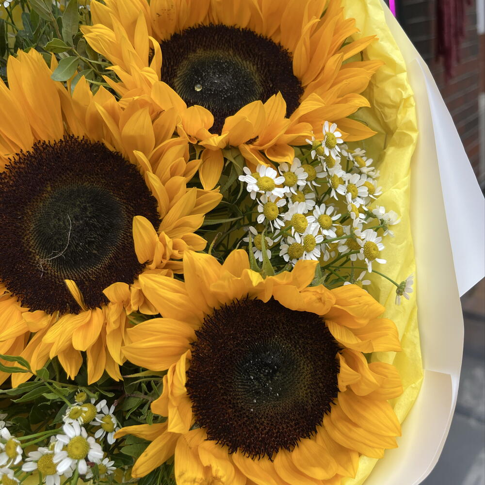 Авторский букет «Подсолнух🌼»