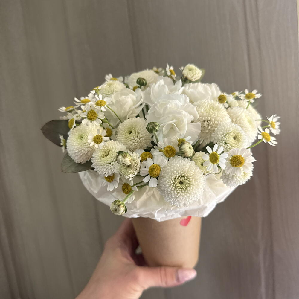 Комплимент с ромашками