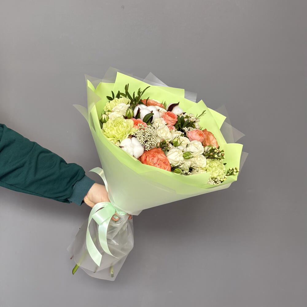 Букет Неон и Абрикос