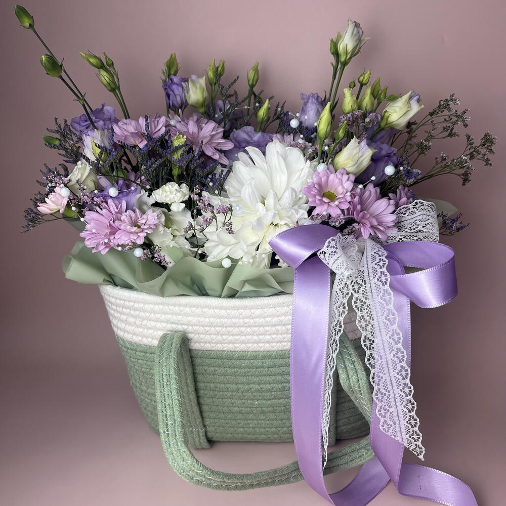 Цветы в сумочке 🌸