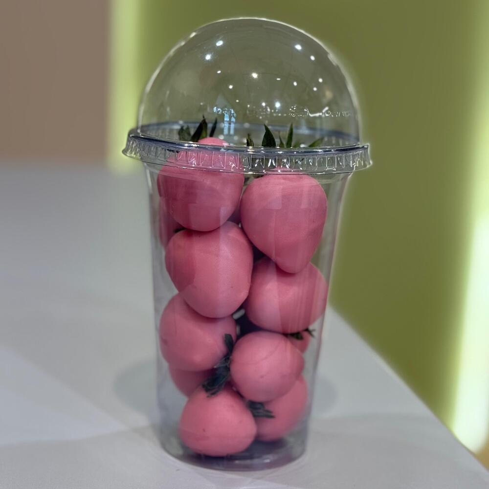 Клубника в шоколаде в стакане 250г