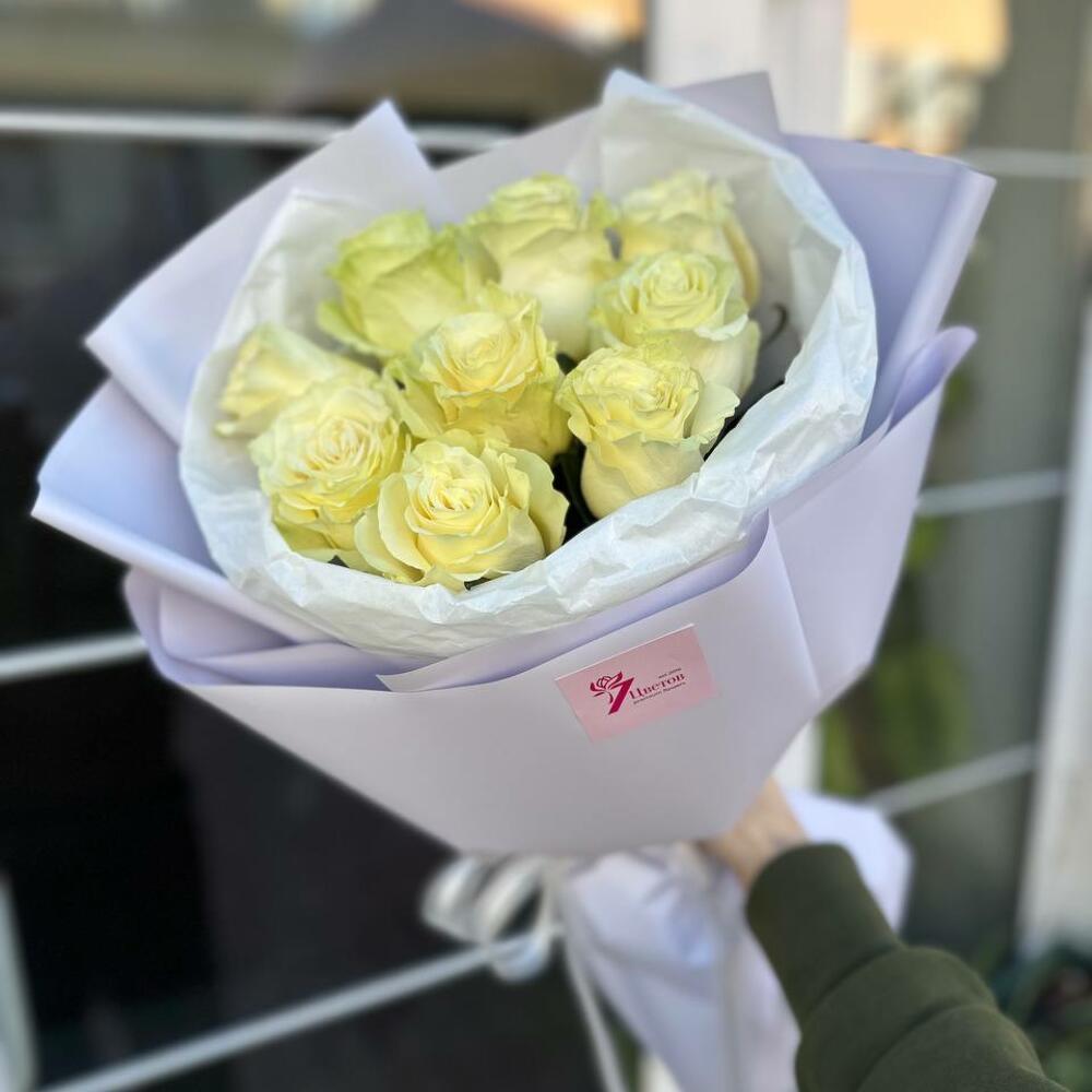 Букет из роз Мондиаль 9 штук