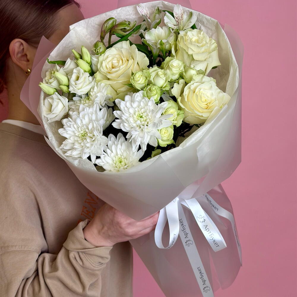 Mixed bouquet "Princess Swan"