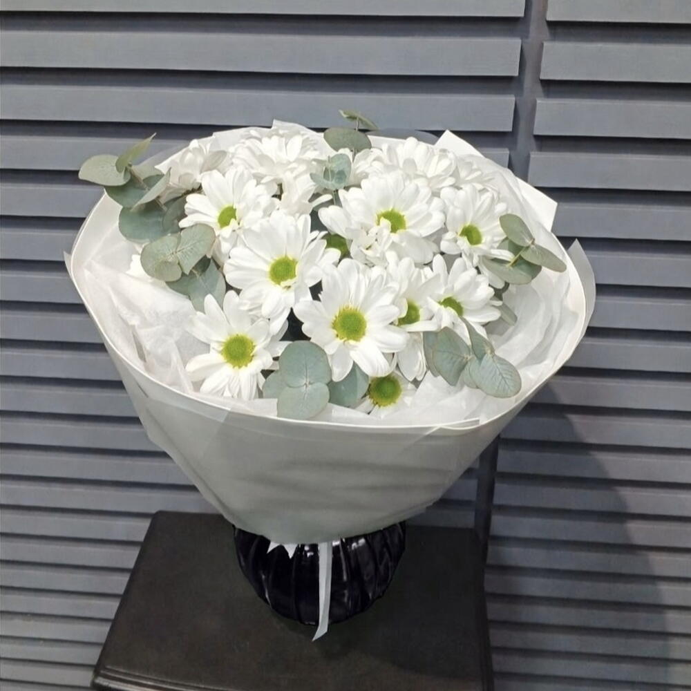Букет с ромашками