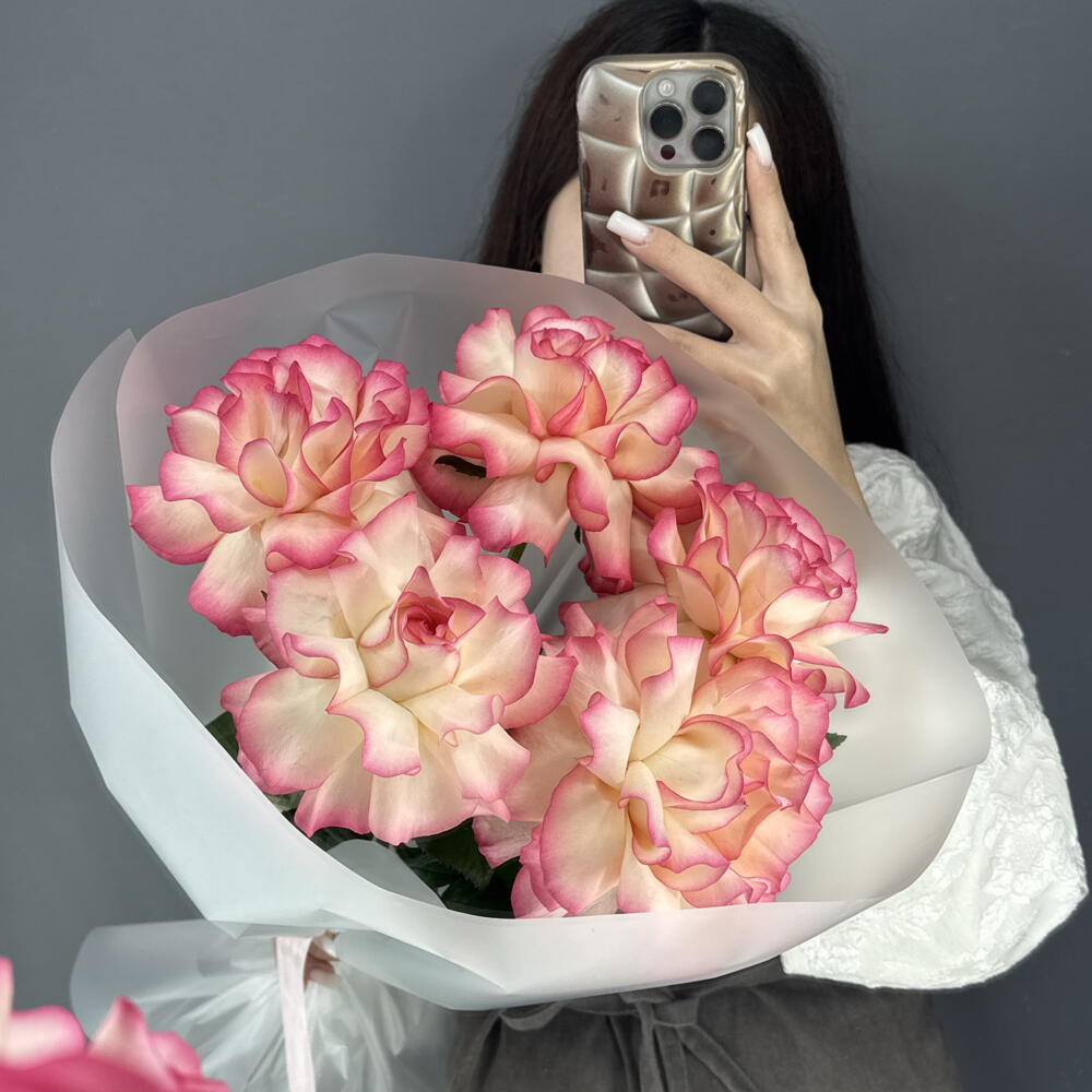 МОНОБУКЕТ из Французской Розы🥐 Джумилия💄