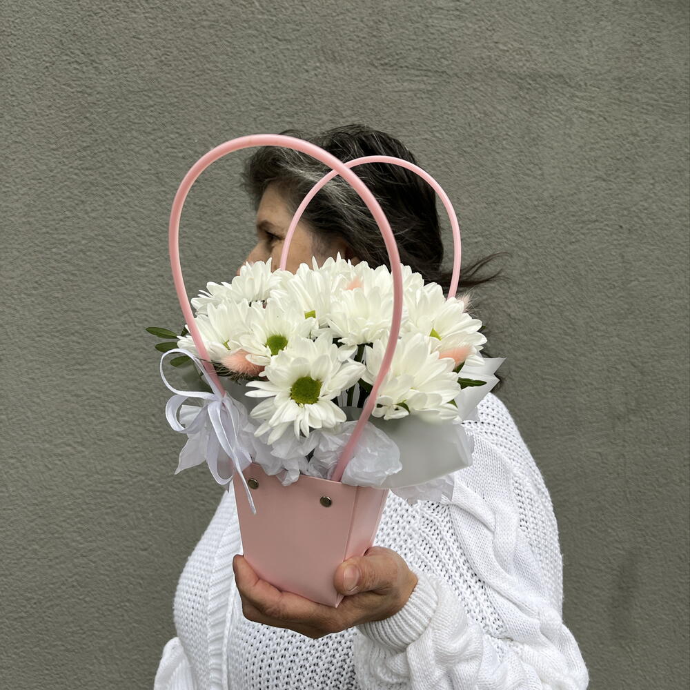 Сумочка с хризантемами