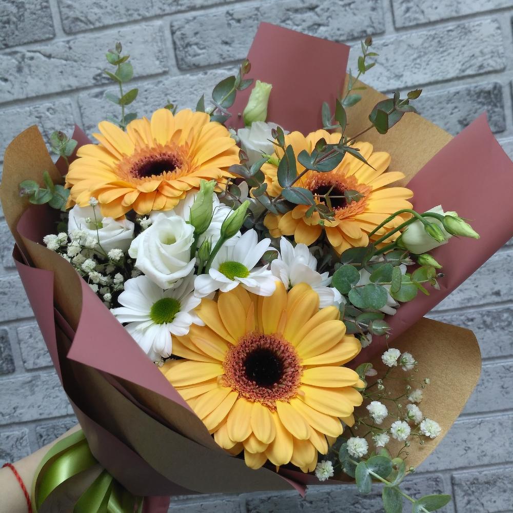 Bouquet with gerberas