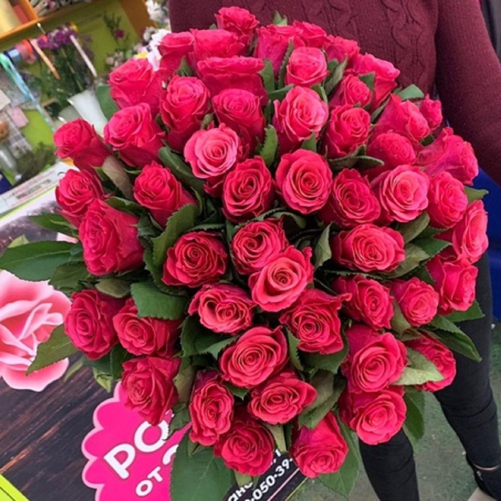51 роза 42 см