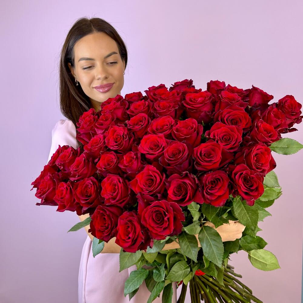 Роза красная (45) Бархатная любовь