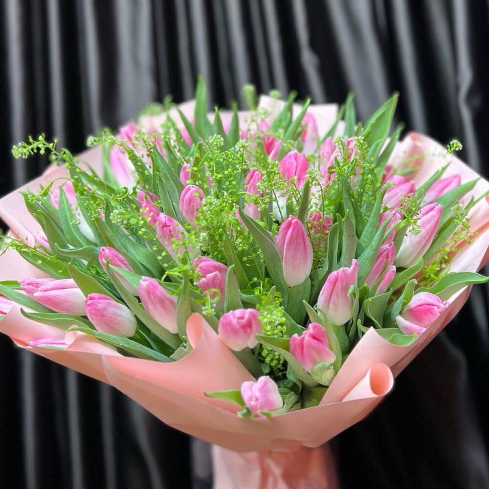 51 розовый тюльпан, Голландия