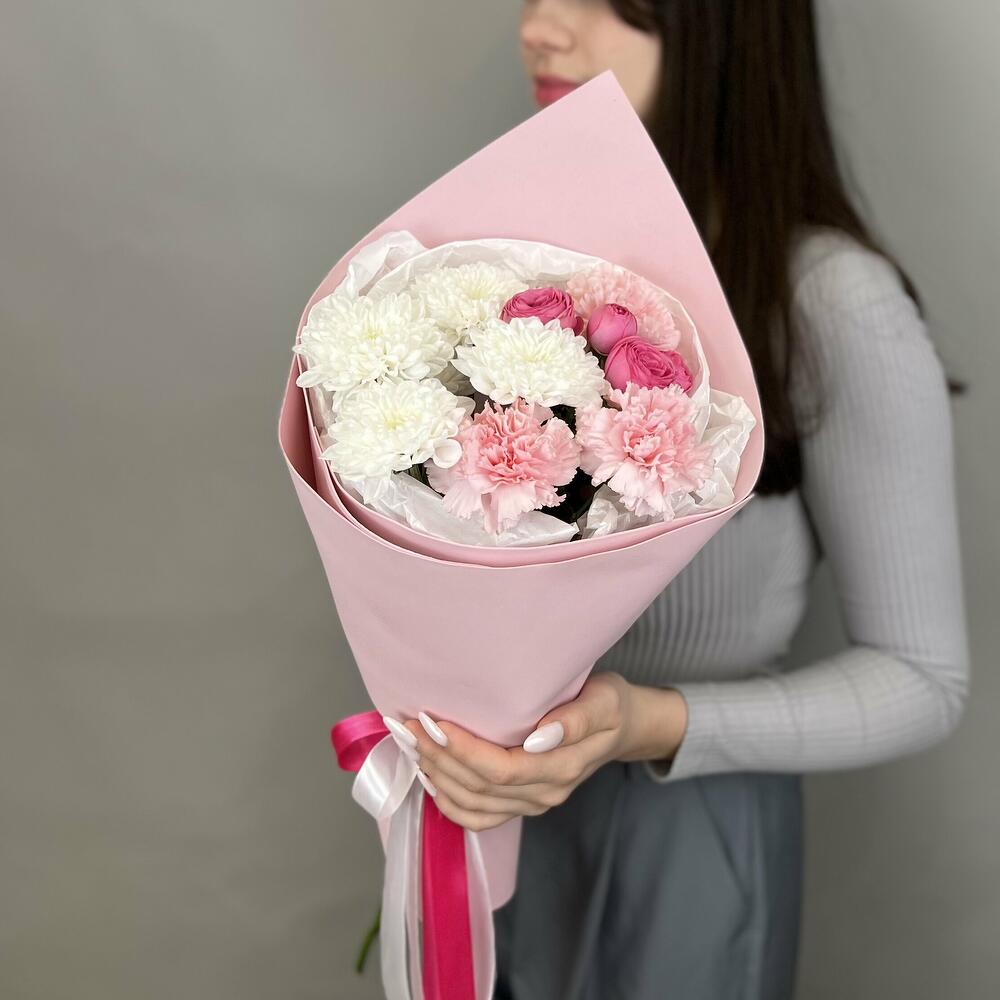 Розовый букет-комплимент